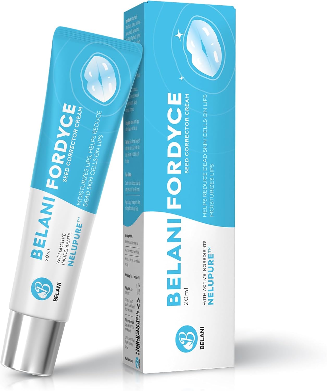 Fordyce Seeds Lip Lightening Cream - Moisturizing Lip Care Balm - 20ml - ABERA SHOP