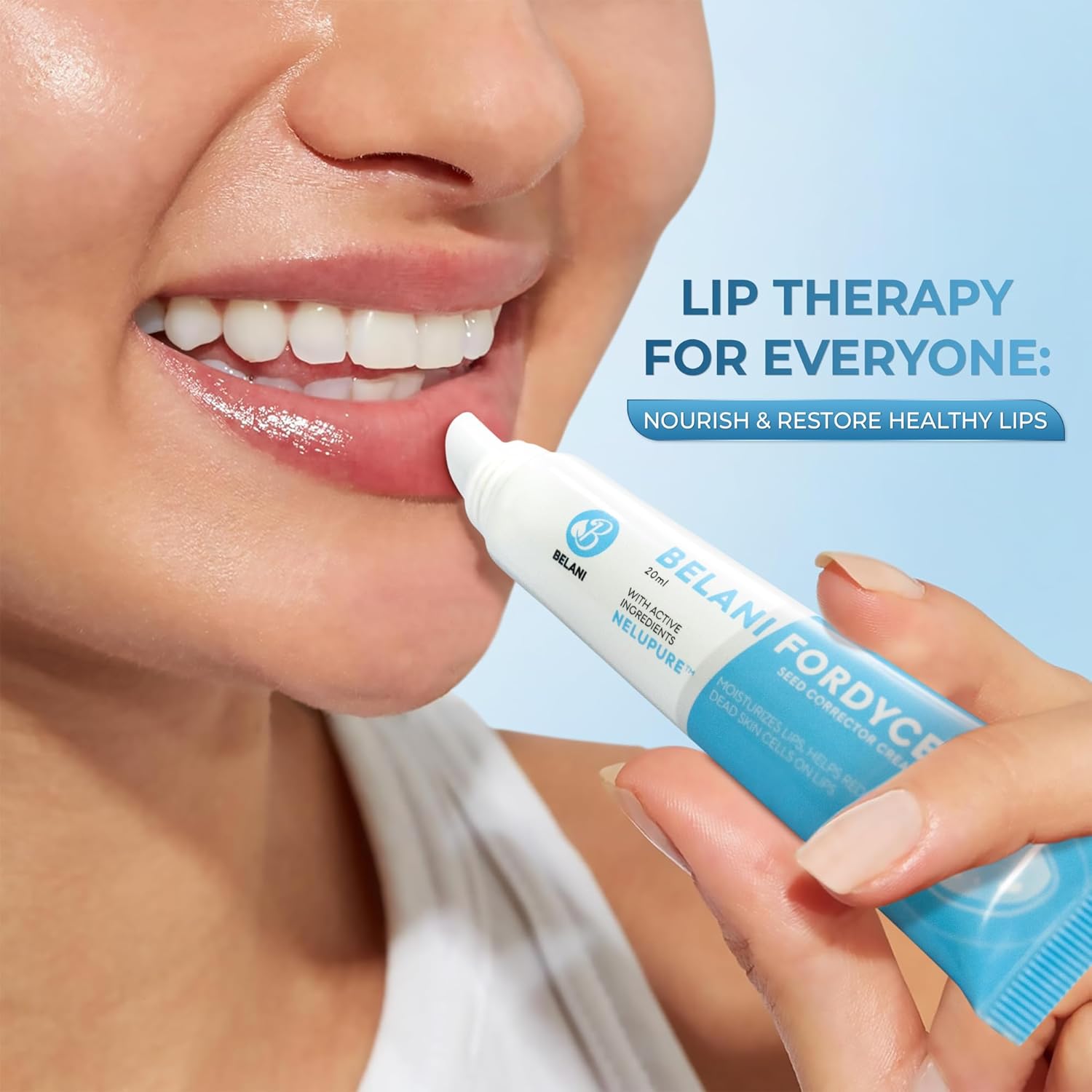 Fordyce Seeds Lip Lightening Cream - Moisturizing Lip Care Balm - 20ml - ABERA SHOP