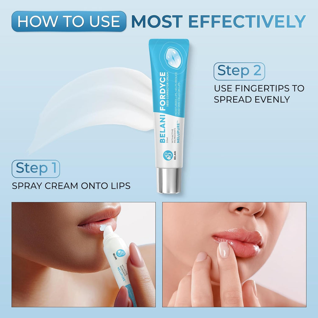 Fordyce Seeds Lip Lightening Cream - Moisturizing Lip Care Balm - 20ml - ABERA SHOP