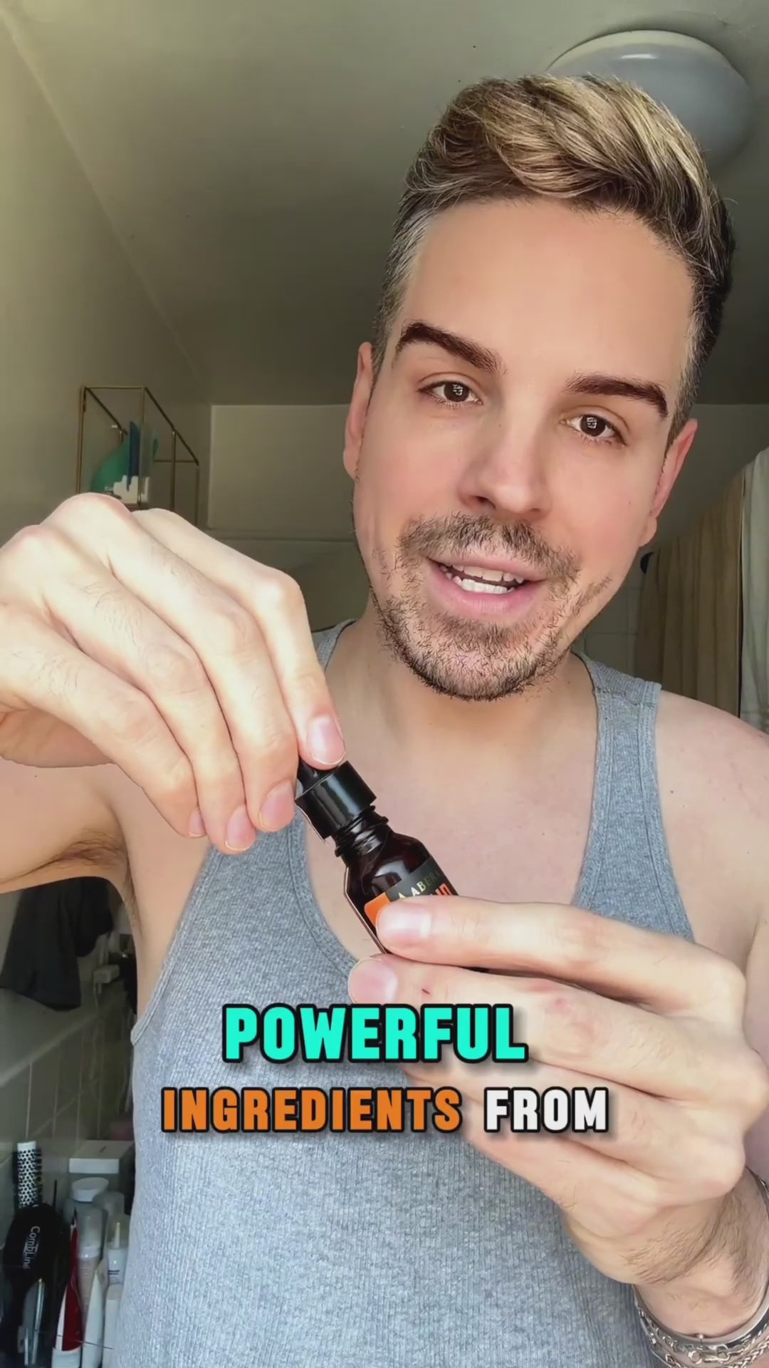 Suero para el crecimiento del cabello Abera | Cabello más grueso y saludable